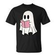 Cute Retro Reading Book Library Ghost Costume T-Shirt