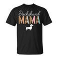 Dachshund Mama Leopard Dog Lover Dachshund Owner Mom T-Shirt