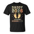 Daddy 2026 Loading Paternità Futuro Papà Maglietta