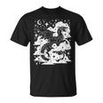 Dark Academia Fantasy Dragon Book Lover Bookish Goblincore T-Shirt