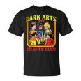 Dark Arts And Crafts Club Retro Witchy Book Cover T-Shirt