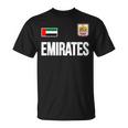De Los Emiratos Árabes Unidos Regalo De La Bandera De Los Emiratos Camiseta unisex