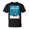 Dr Seuss The Cat In The Hat Comes Back Book Cover T-Shirt