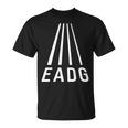 Eadg 4弦 ベースギタープレーヤー ベーシストパースペクティブ 長袖tシャツ Tシャツ