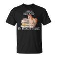 Easily Distracted By Books And Horses T-Shirt