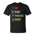 Eatleep ピックルボール リピート スポーツ レジャー ピックルボール Tシャツ