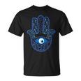 Evil Eye Artwork Hamasa Good Luck Hand Of Fatima Hipster Tシャツ