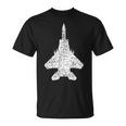 F-15 イーグルジェットファイター Tシャツ