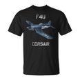 F4u コルセア ヴィンテージ Us Ww2 ウォーバード戦闘機 Tシャツ