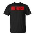 Fire And Rescue 消防士 コスチューム ユニフォーム Tシャツ