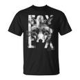 Fox グラフィックアート 動物愛好家 野生動物 森 男性 女性 Tシャツ