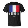 Fr Ciudad Bandera Drapeau Français Camiseta unisex