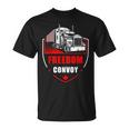 Freedom Convoy United Canada Truckers Tシャツ