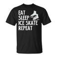 Eatleep Icekate Repeat フィギュアスケート Tシャツ