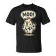 Moo 鶏 牛 農場 動物 ユーモア 男性 女性 キッズ 4 Tシャツ