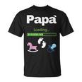 Futuro Papà Padre Daddy Loading Gravidanza Regalo Famiglia Maglietta