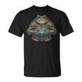 Gamer Entusiasta Armoredapo Controlador Wielder Gaming Camiseta unisex
