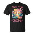 Girls Trip 2026 Urlaubonnenbrilleommer Palmentrand T-Shirt