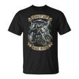 Grim Reaper オートバイ バイカー スケルトン シャット アップ アンド ライド Tシャツ