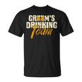 Groom's Drinking Team Junggesellenabschied Hochzeit Trauzeugen T-Shirt