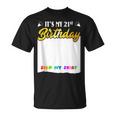 Guestbook My 21st Birthday Sign My Shirt Birthday Party T-Shirt