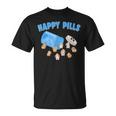 Happy Pills うさぎ 面白い ホーランドロップ バニー 恋人 ユーモア Tシャツ
