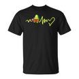 Heartbeat Avocado Reading Book T-Shirt