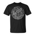 Humpback クジラ 海から雲に飛ぶ Tシャツ