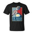 In Rod We Trust-ハイムジョイントレースカーロッククローラー Tシャツ