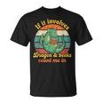 If It Involves Dragon And Books Count Me In Shirts Sarcastic T-Shirt If It Involves Dragon And Books Count Me In Shirts Sarcastic T-Shirt