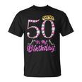 It's My 50Th Birthday Queen Tiarahoes 50歳 Old Bday ギフト Tシャツ