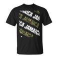 Jamaicaカモ柄グリーンカモフラージュ Tシャツ