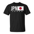 Japan Flag Japaneseports Games アスレチック ジャージスタイル Tシャツ