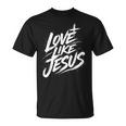 Jesus Love Like Jesus 十字架 クリスチャン Tシャツ