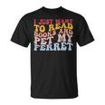 I Just Want To Read Books And Pet My Ferret Pet Lover T-Shirt