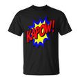 KAPOW Action Super Hero Retro Comic Book Bubble Superhero T-Shirt KAPOW Action Super Hero Retro Comic Book Bubble Superhero T-Shirt