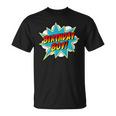 Kids Birthday Boy Superhero Boys Birthday Comic Book T-Shirt