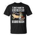 Kids Tiny Dinosaur Read Books & Pet My Bearded Dragon Lover T-Shirt