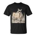 Leck Eier Lustiger Waschbär Mit Frecher Haltung T-Shirt