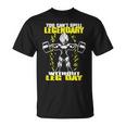 Leg Day ボディビルディング スクワット ジム モチベーションスクワット Tシャツ