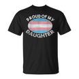 Lgbt お父さん 母 誇り Of My Transgender Daughter Transpride Tシャツ
