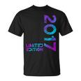 Limited Edition Jahrgang 2017 Junge Mädchen 9 Geburtstag T-Shirt