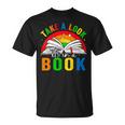 Take A Look It's In A Book Retro Groovy Reading Books Lovers T-Shirt Take A Look It's In A Book Retro Groovy Reading Books Lovers T-Shirt