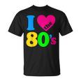 I Love The 80'S 80年代パーティードレスレトロ1980年代テーマ Tシャツ
