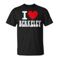 I Love Berkeley California Heart お土産 Ca City Pride Tシャツ