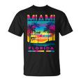 I Love Miami Miamiibes Illustration Graphic s Tシャツ