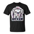 I Love My Boxer Dog Mom Dad Kawaii Dog Doodles ボクサー 犬 Tシャツ