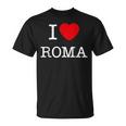 I Love Roma Graphic Novelty & Cool s Tシャツ