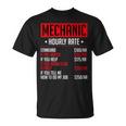 Mechanics Auto Mechanics メカニック 時給 カーメカニック Tシャツ