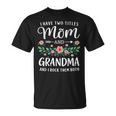 Mom Grandma Floral I Rock Both Titles T-Shirt
